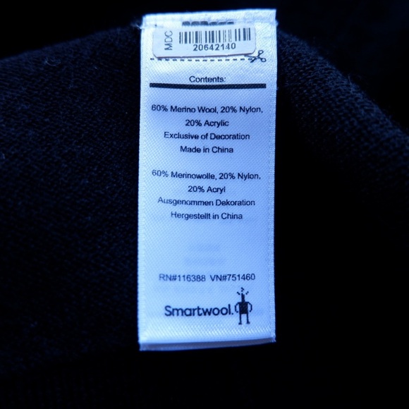 Smartwool Mens Kiva Ridge Half Zip Sweater Size XL Black Merino Wool Blend - Picture 9 of 9